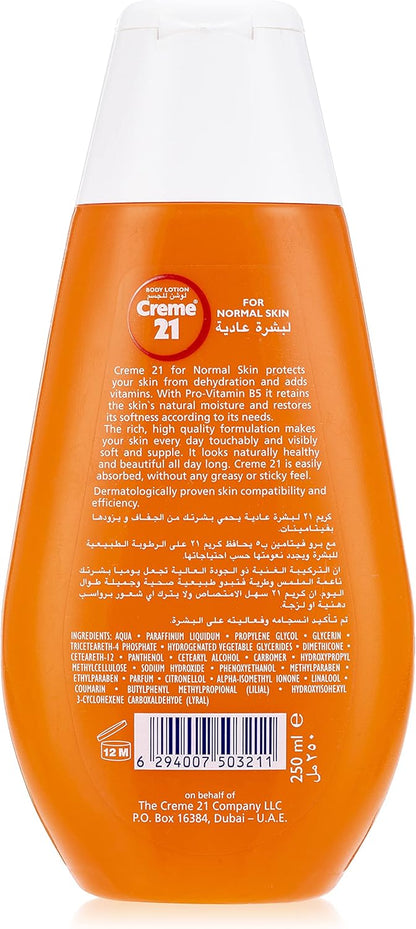 Creme 21 Body Lotion Normal Skin (250ml)