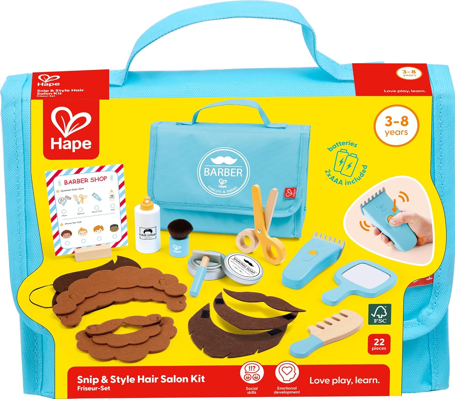 Hape Snip & Style Hair Salon Kit