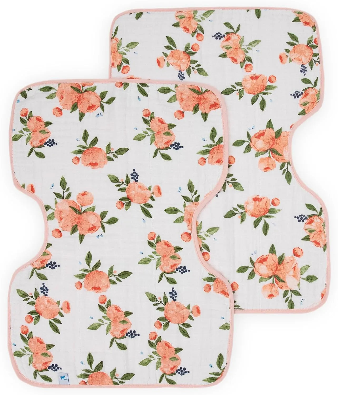 Little Unicorn Cotton Muslin Burp Cloth Set - Pack of 2