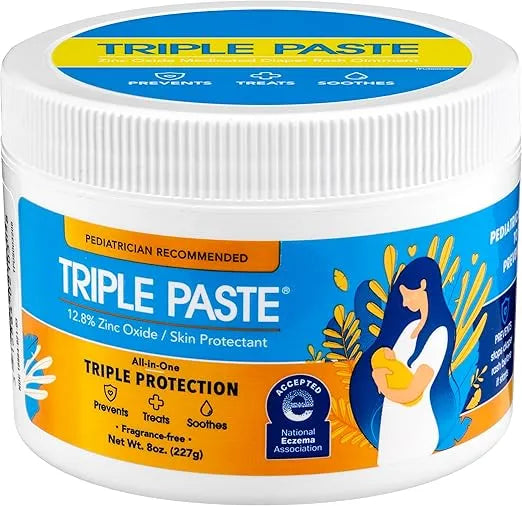 Triple Paste Diaper Rash Cream for Baby (8oz)