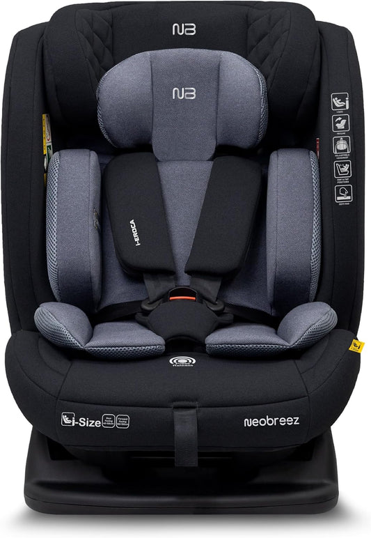 Neobreez I-Eroca I-Size Car Seat (Black/Dark Gray)
