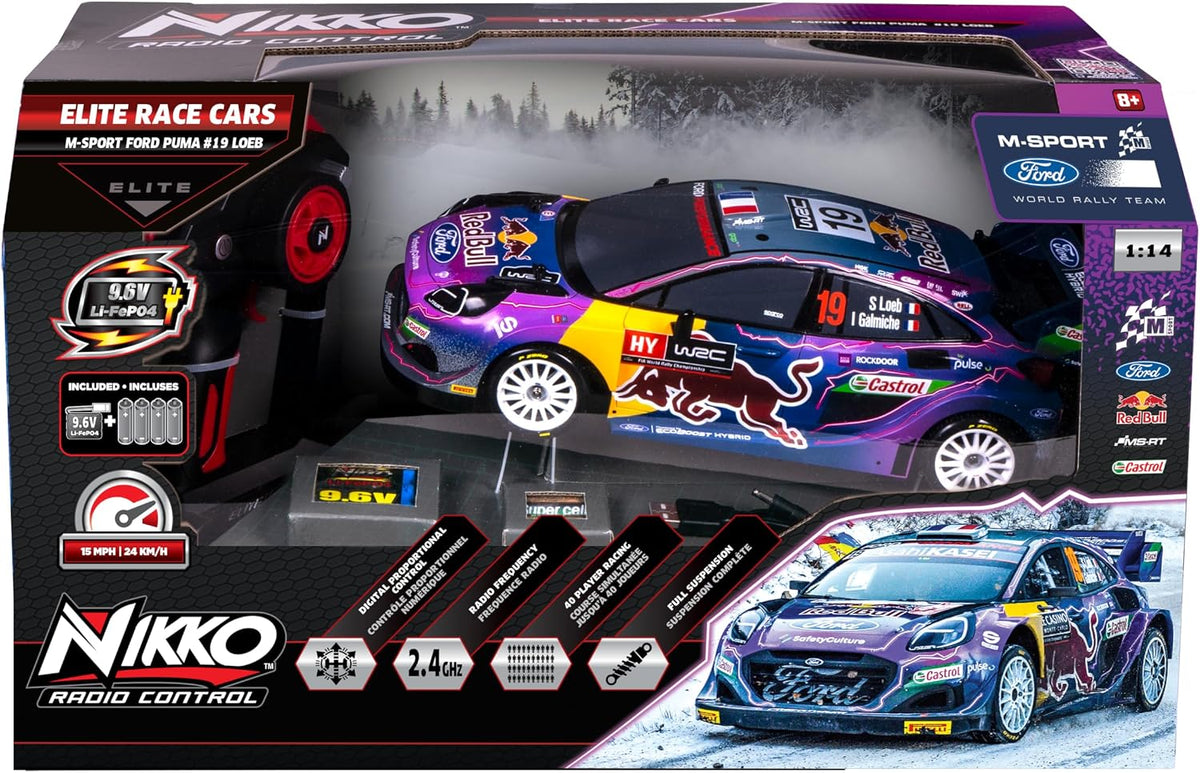 Nikko - 1:14 Red Bull Ford Puma Elite Race Car