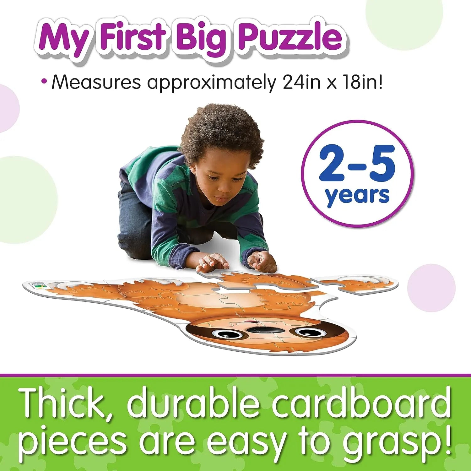 The Learning Journey My First Big Floor Puzzle (Sleepy Sloth)