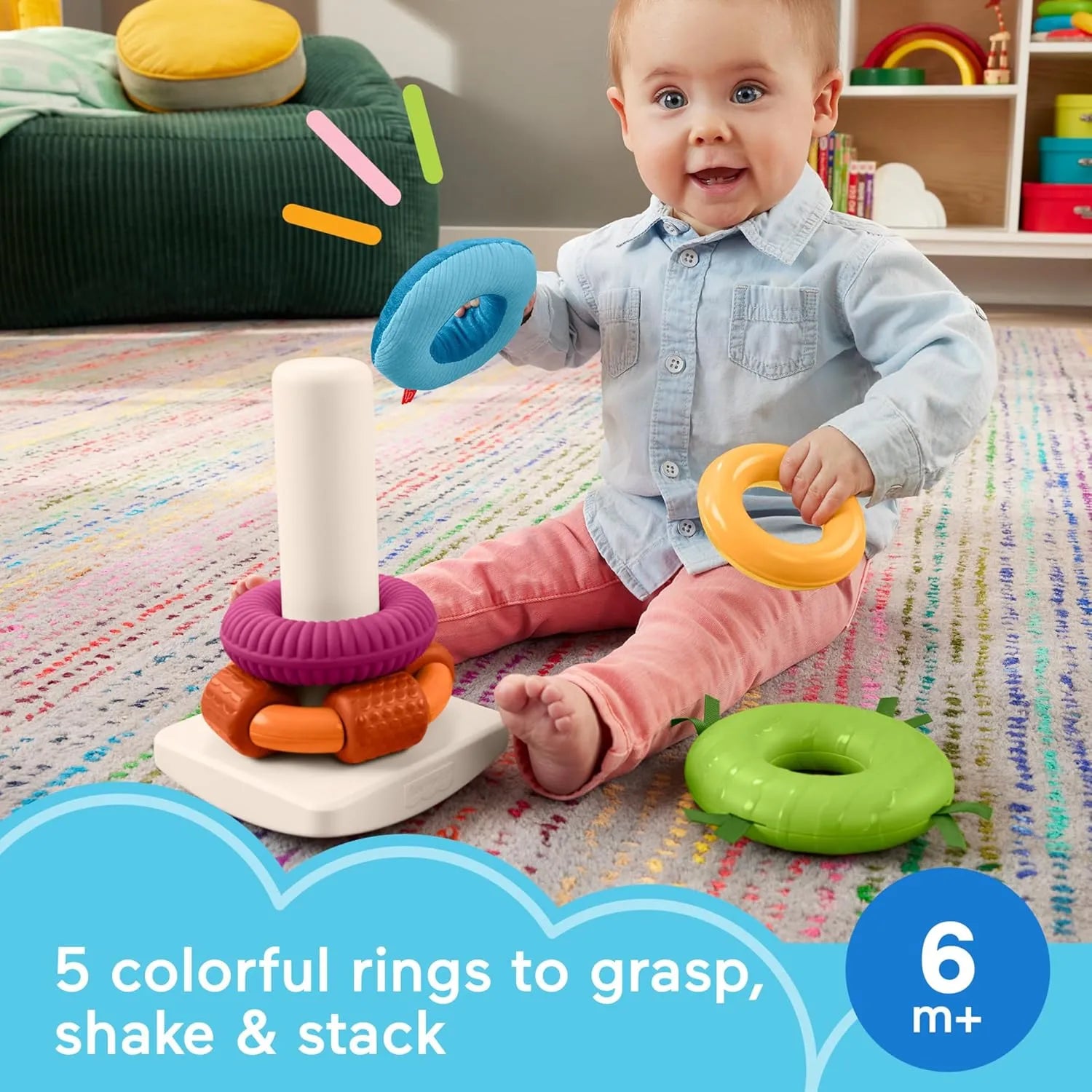 Fisher-Price Sensory Rock-a-Stack