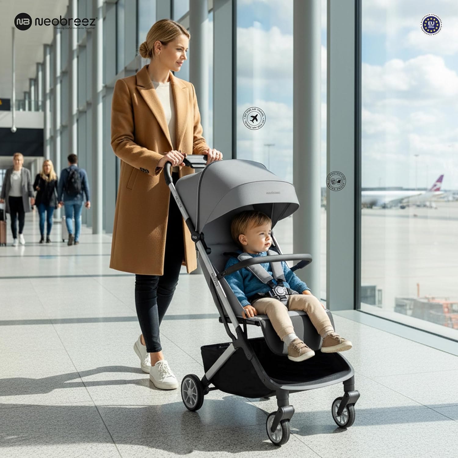 Neobreez Neolite Ultra Lightweight Cabin Size Travel Stroller