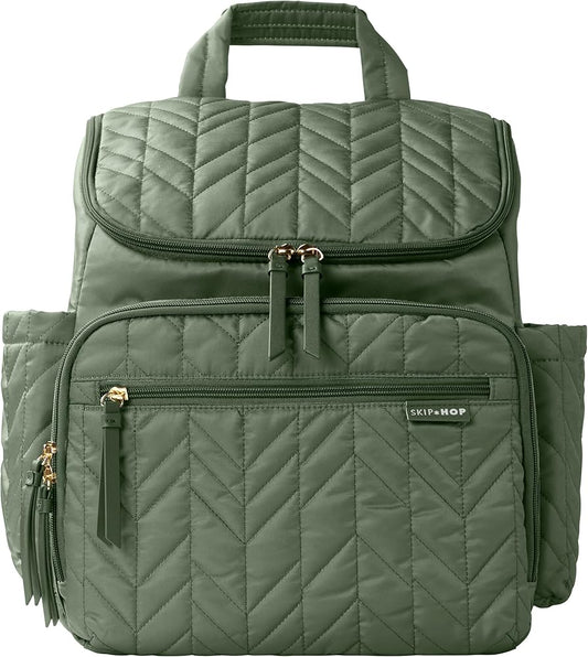 Skip Hop Diaper Bag Backpack: Forma, Multi-Function Baby Travel Bag