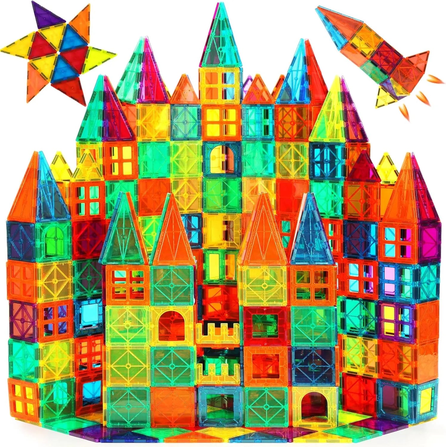 XBD Magnetic Tiles Building Blocks Set (110 Pcs)
