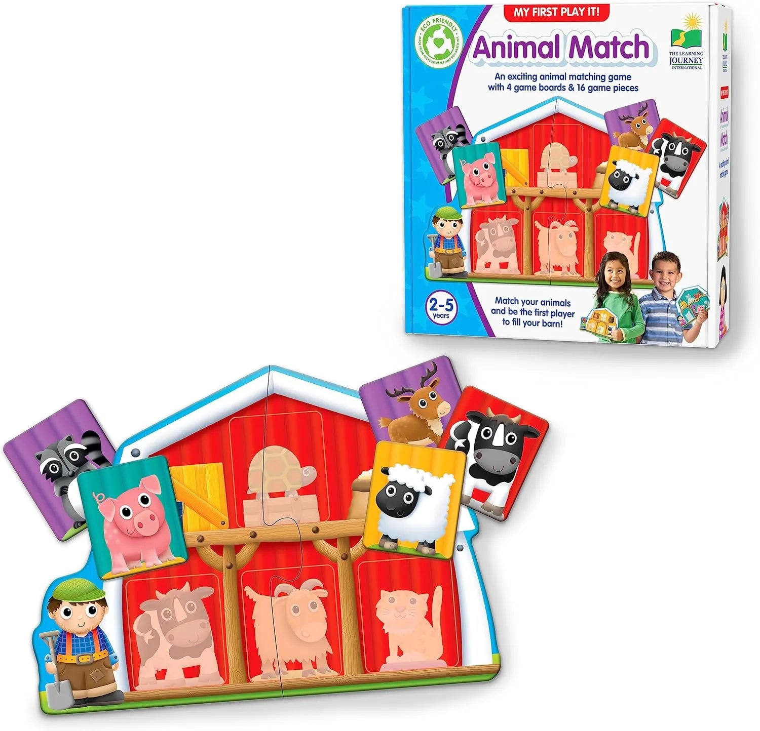 The Learning Journey My First Play It! Animal Match Game