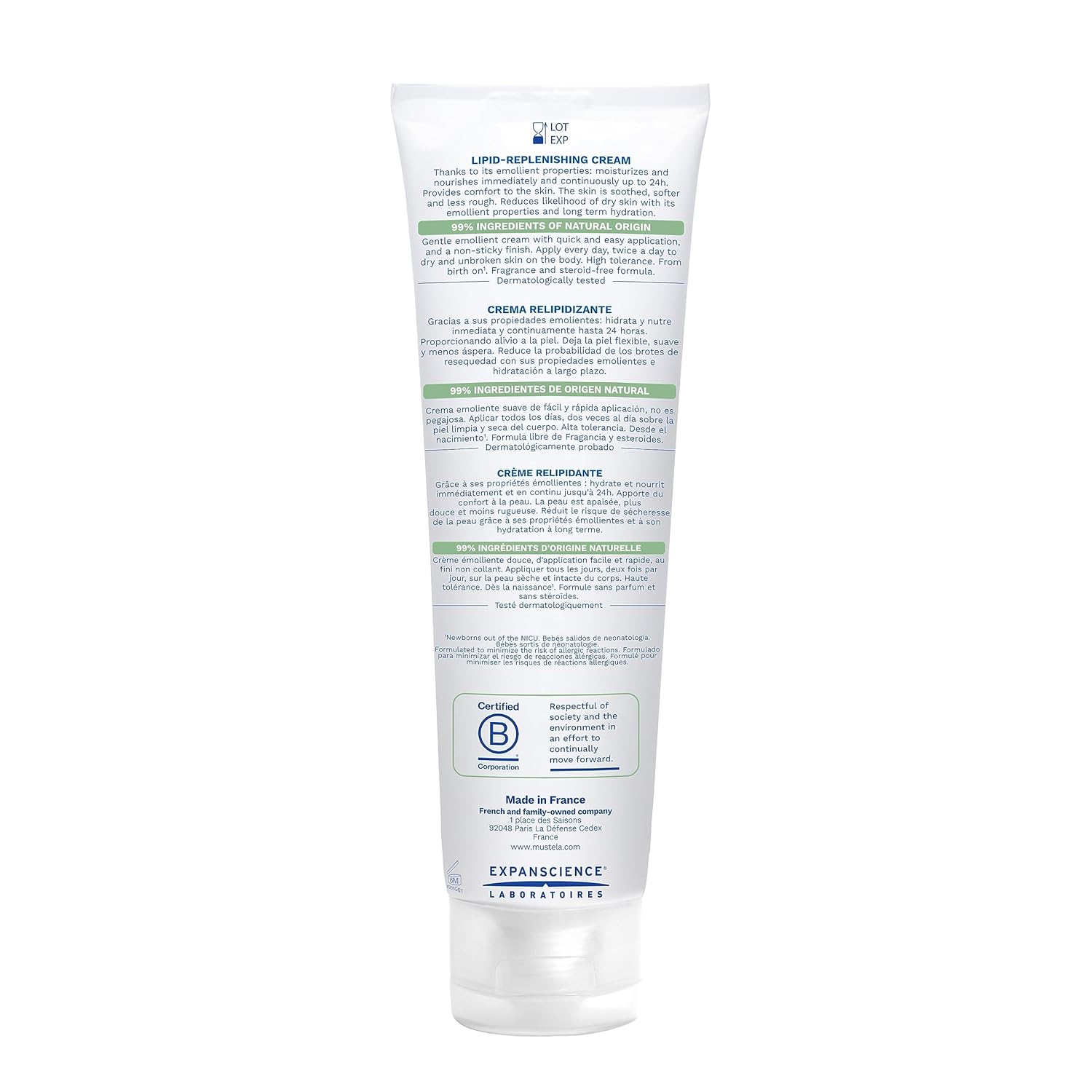 Mustela Stelatopia+ Lipid-Replenishing Cream, 150ml