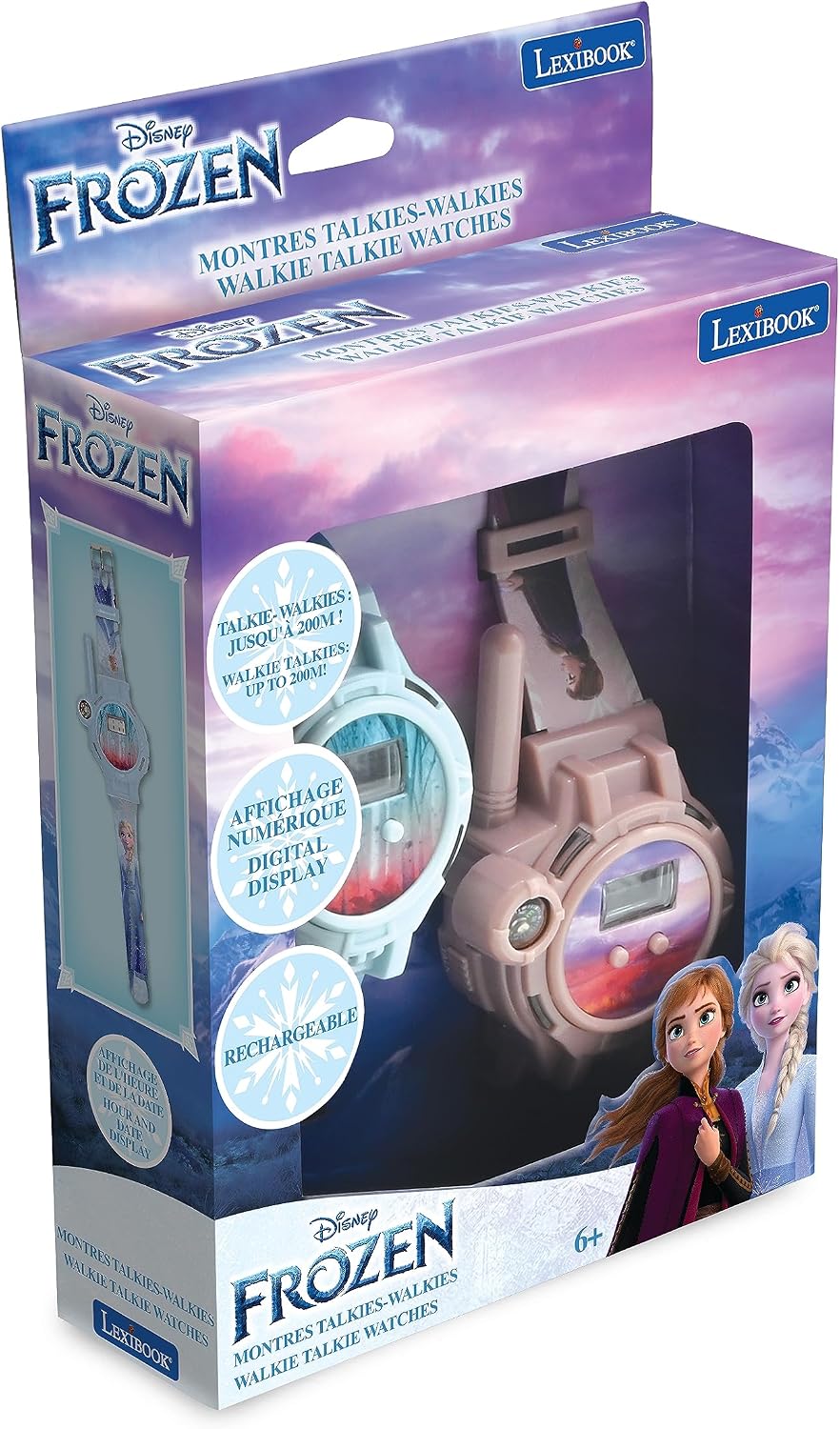 LEXiBOOK Disney Frozen Walkie-Talkie Watches (2 Pieces)