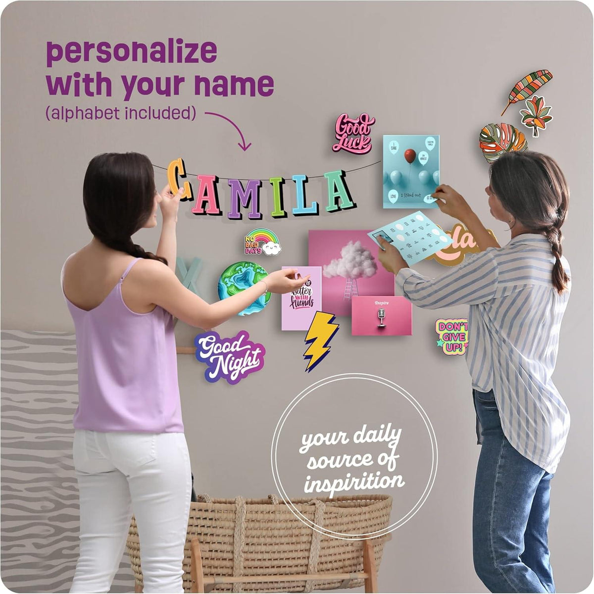 Pretty Me DIY Wall Collage Kit for Teen & Tween Girls