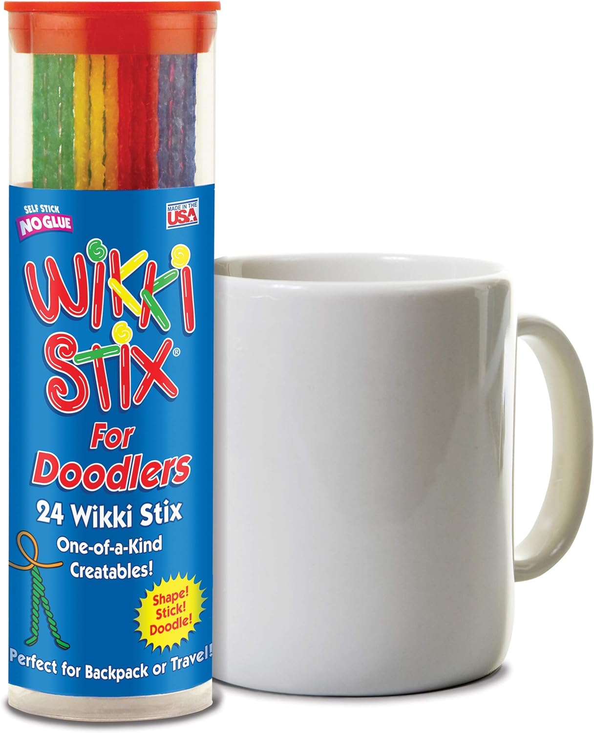 Wikki Stix for Doodlers, Kid's Travel Essential - Portable Creativity, 3m+