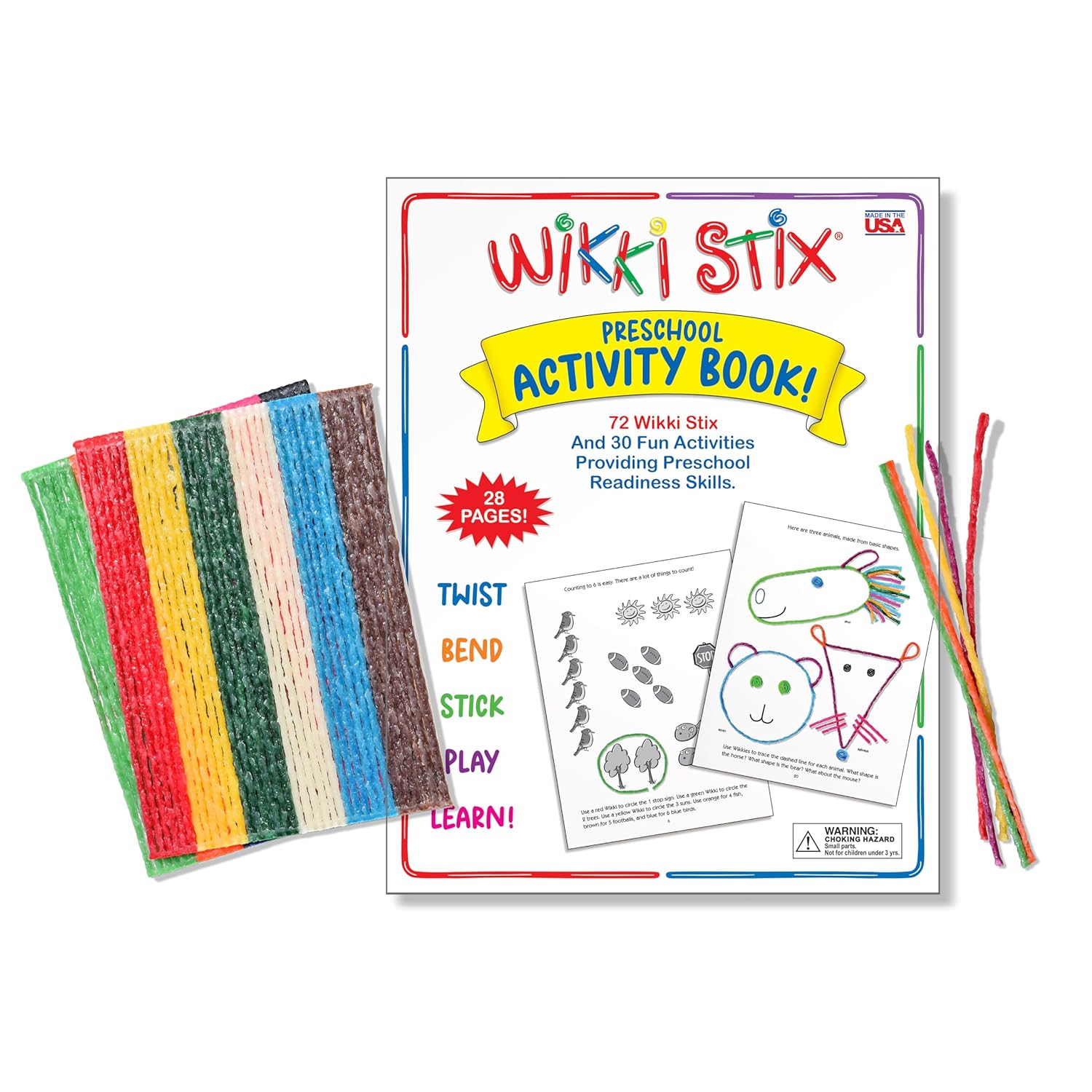 Wikki Stix Preschool Activity Book