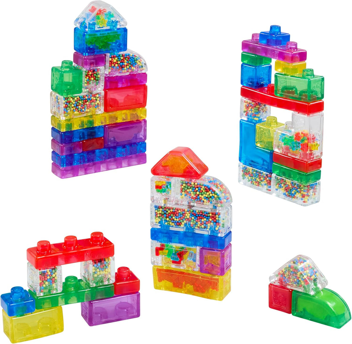 Jelly Blox - Mega Pack 50-Piece Soft Building Blocks Set
