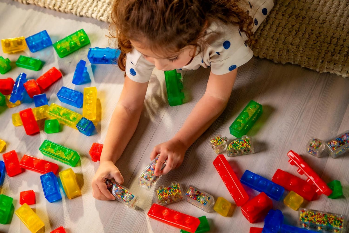 Jelly Blox - Mega Pack 50-Piece Soft Building Blocks Set