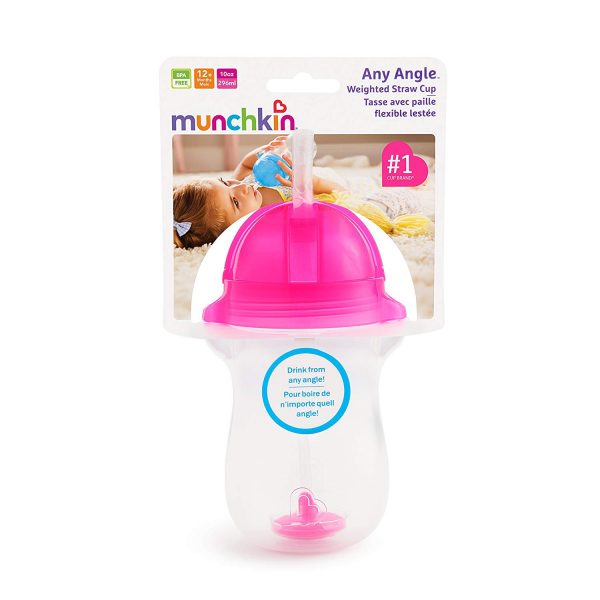 Munchkin Click Lock Tip & Sip Straw Cup Set (10oz)