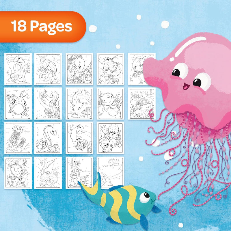 Crayola Color Wonder – Sea Friends Coloring Pages & Markers