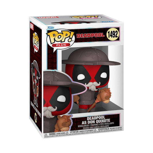 Funko Pop! Plus - Marvel Deadpool as Don Quixote Vinyl Bobblehead Figure - 10.2 cm