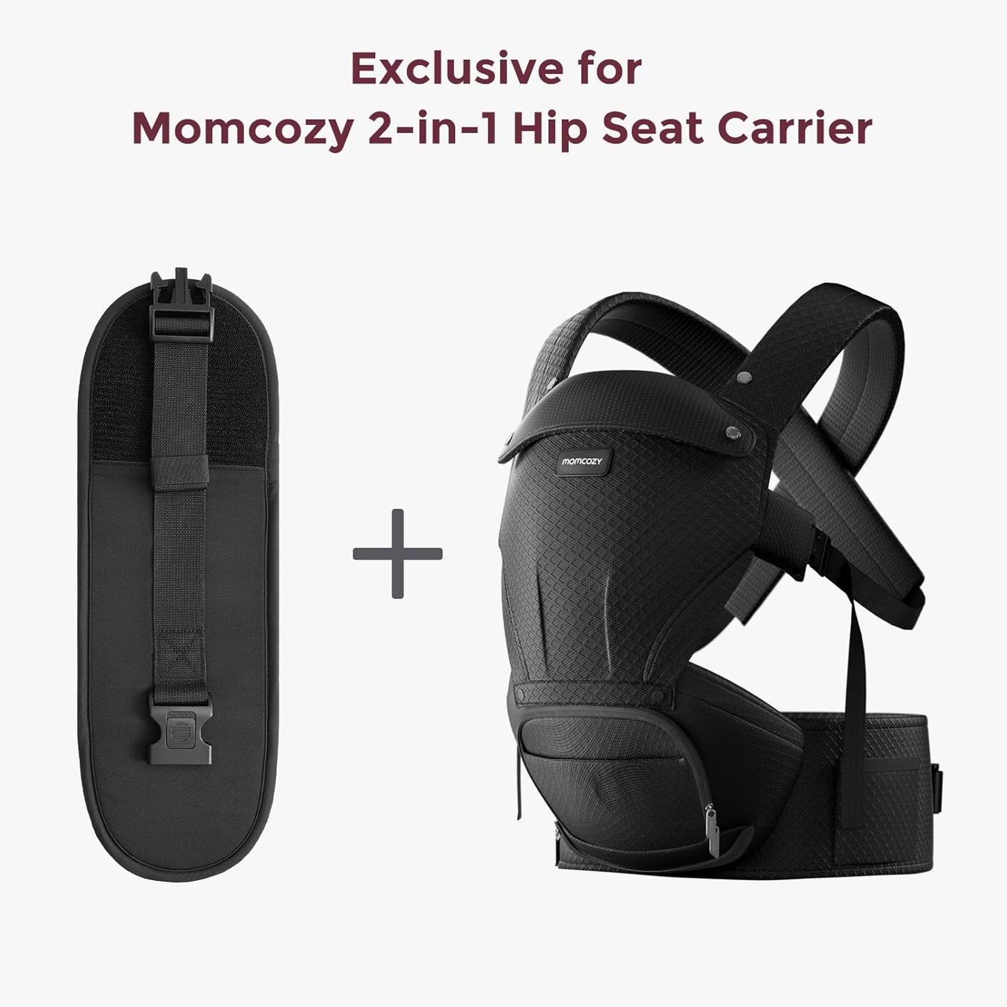 وصلة إطالة حزام حمالة الورك Move2Fit من Momcozy (أسود)