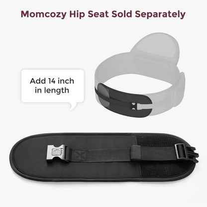 وصلة إطالة حزام حمالة الورك Move2Fit من Momcozy (أسود)