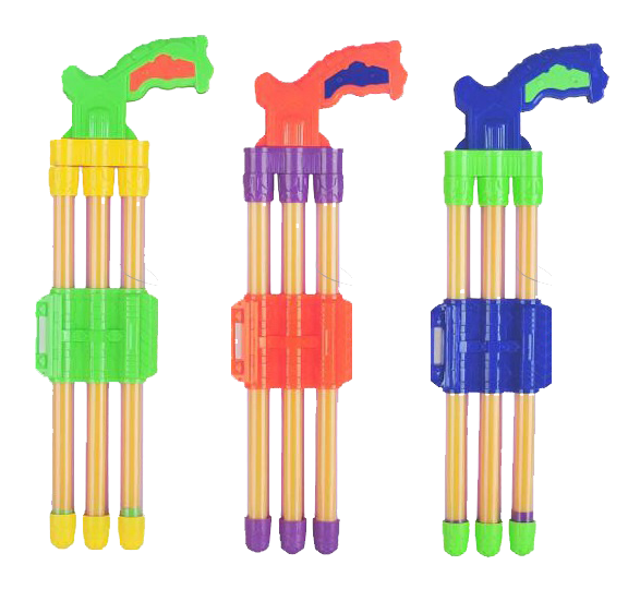 Power Joy Water Shooter Foam 3guns 40cm Cdu24 Woc