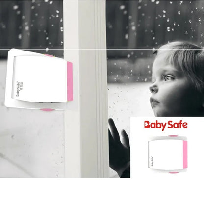 Baby Safe Multipurpose Window Stopper 4-Piece Set – Pink