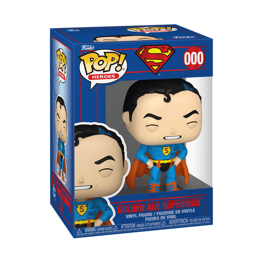 Funko Pop! - DC Comics Golden Age Superman Vinyl Figure - 9.9 cm