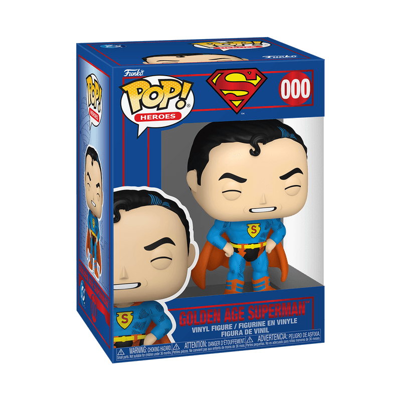 Funko Pop! - DC Comics Golden Age Superman Vinyl Figure - 9.9 cm ...