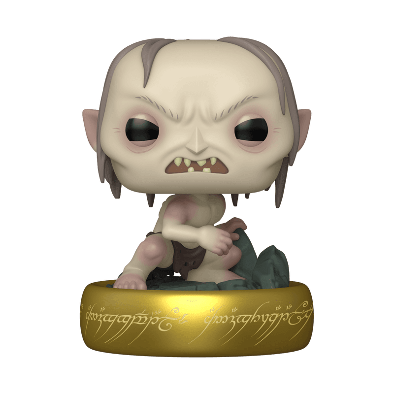 Funko Pop! Plus - The Lord of the Rings Gollum Glow-in-the-Dark Vinyl Figure - 9.4 cm