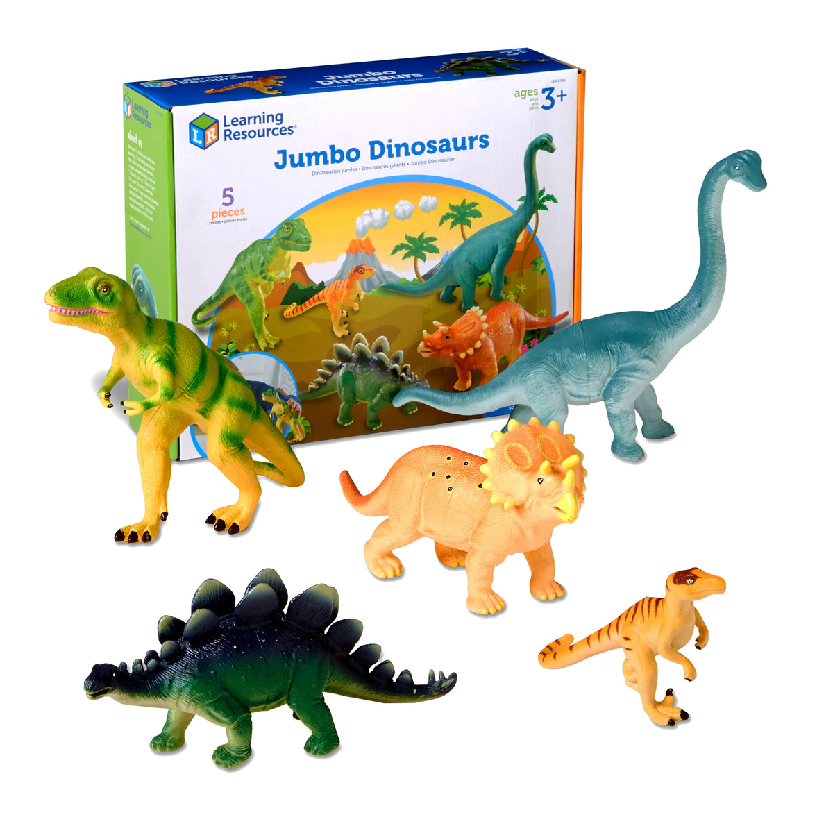 Learning Resources - Jumbo Dinosaurs Set for Imaginative Play