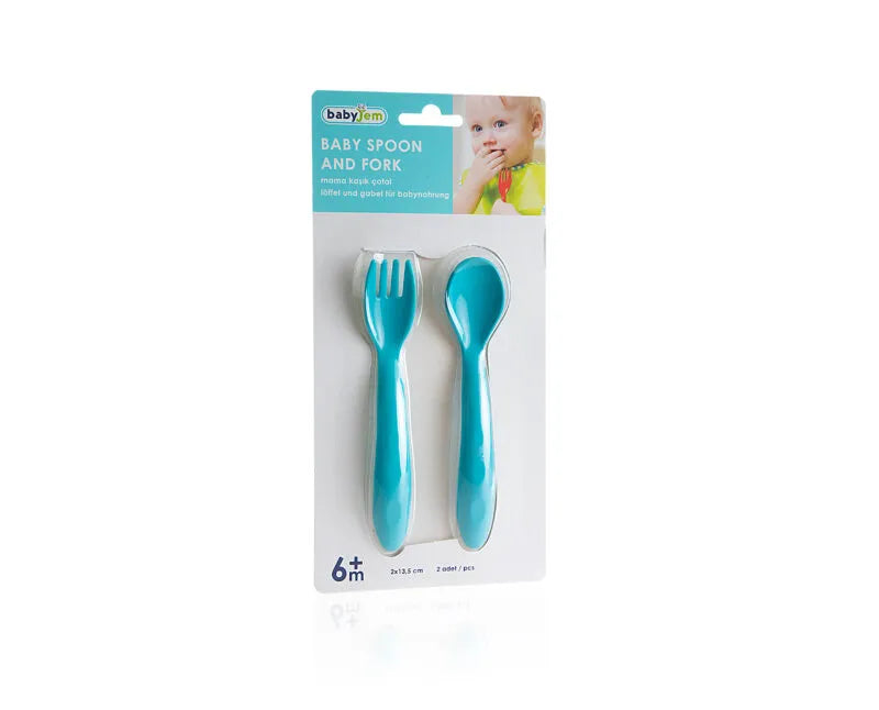 Babyjem Baby Spoon And Fork Set (12 Months+)
