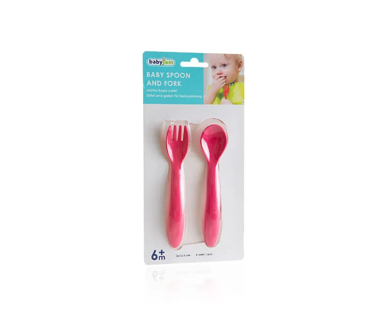 Babyjem Baby Spoon And Fork Set (12 Months+)
