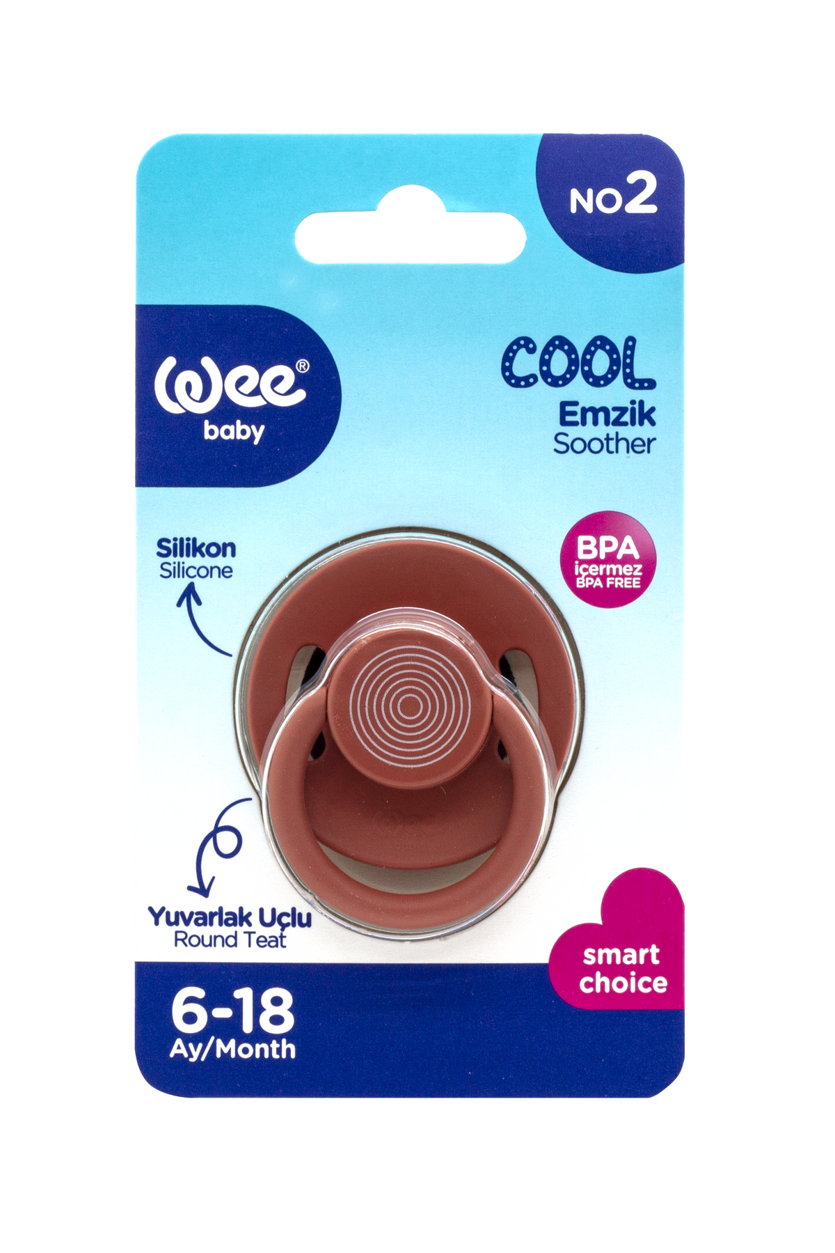Wee Baby Cool Round Teat Soother (6-18m)
