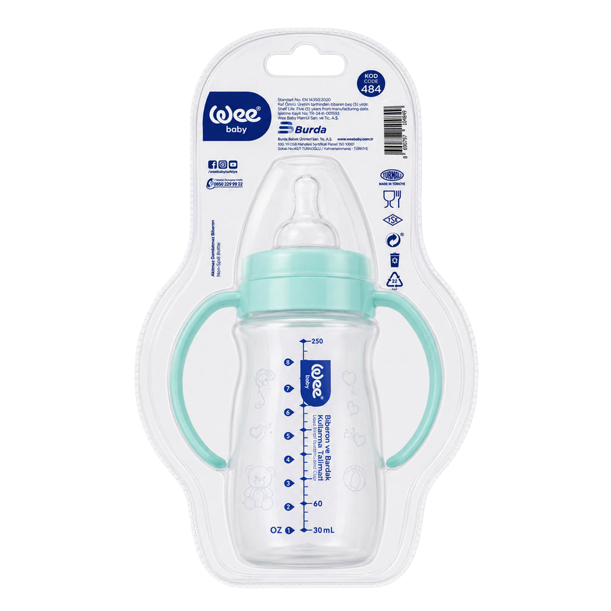Wee Baby Safari PP Feeding Bottle With Grip