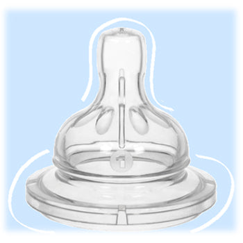 Wee Baby Spare Round Wide Neck Teat (6-18M)