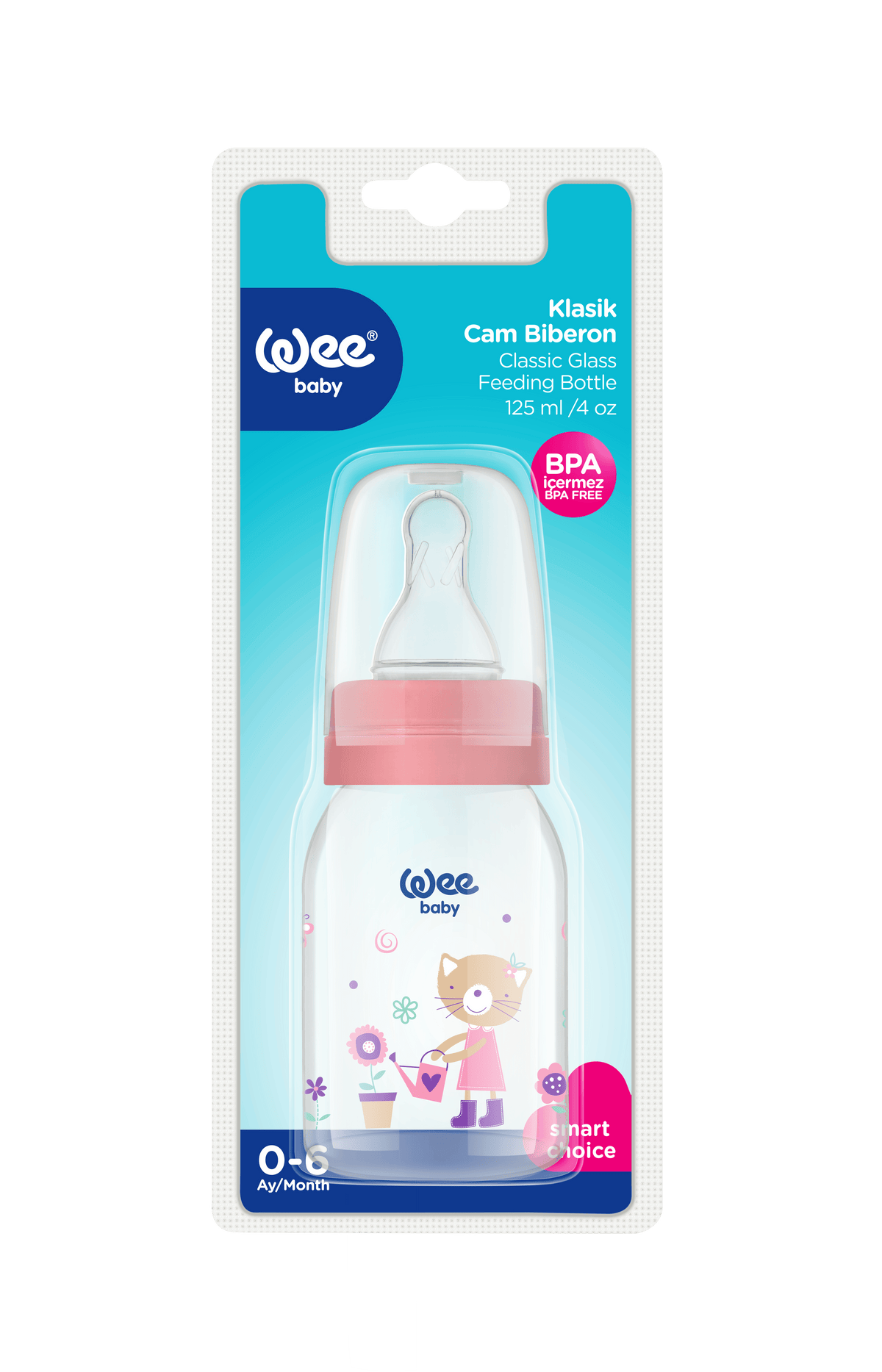 Wee Baby PP Feeding Bottles With Grip (150ml).