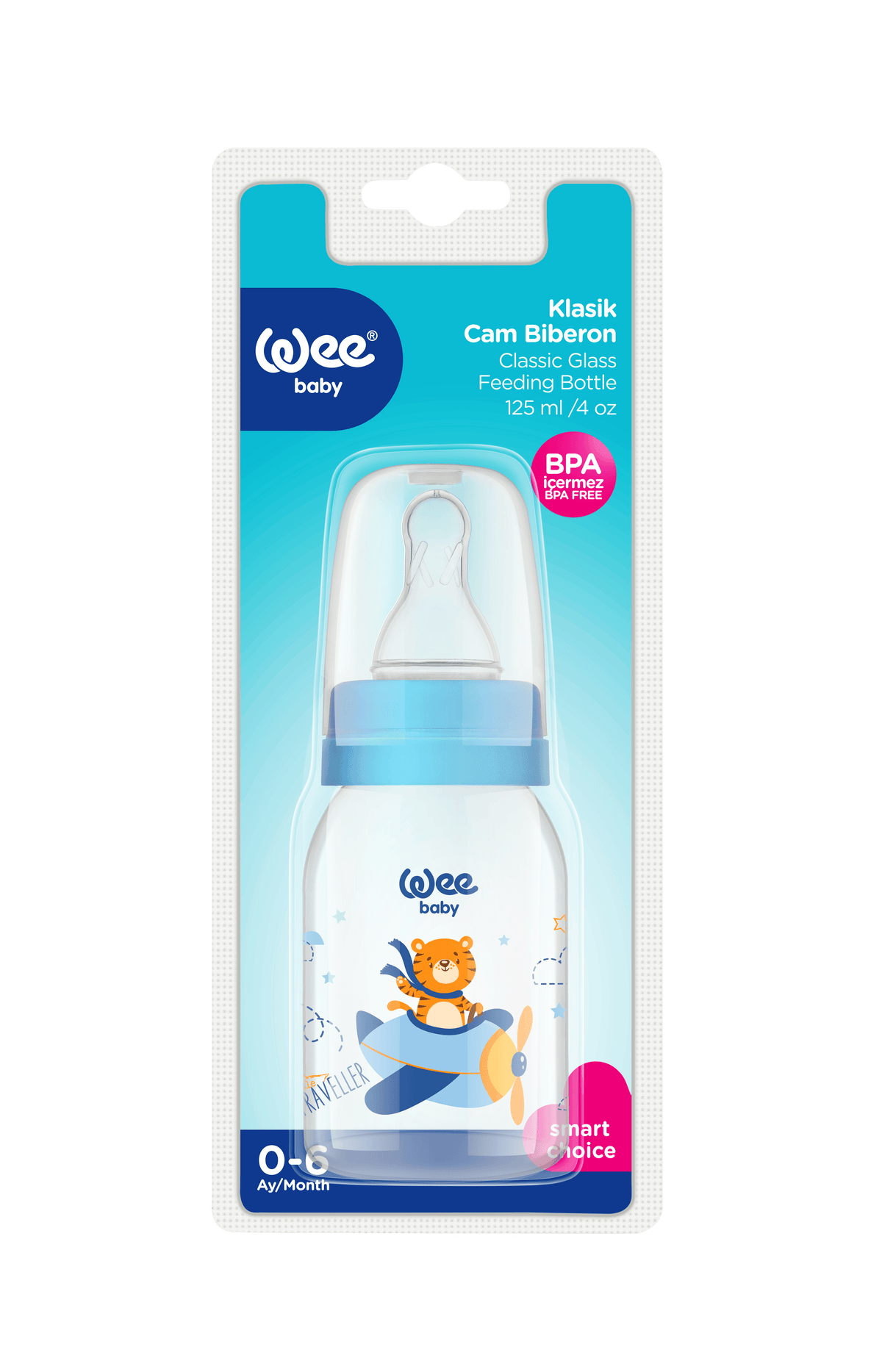 Wee Baby PP Feeding Bottles With Grip (150ml).