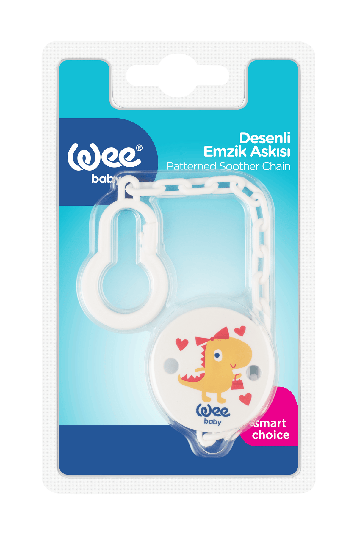 Wee Baby Patterned Soother Chains (Assorted)