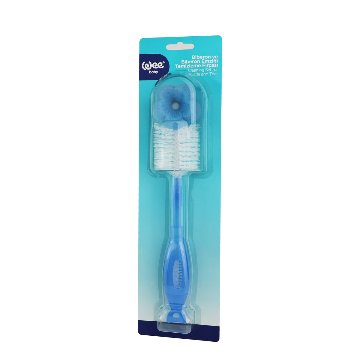Wee Baby Feeding Bottle and Nipple Cleaning Brush Set