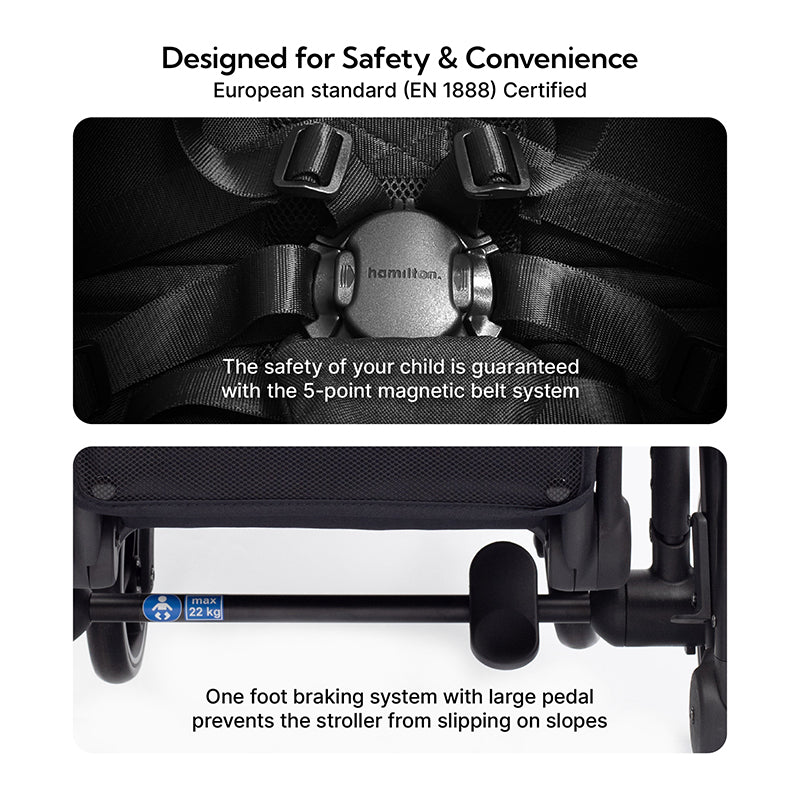 Hamilton by Yoop T1 Buggy - 360° Rotating Seat