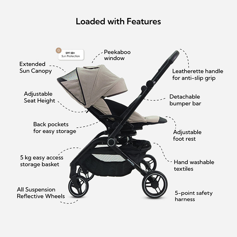 Hamilton by Yoop T1 Buggy - 360° Rotating Seat