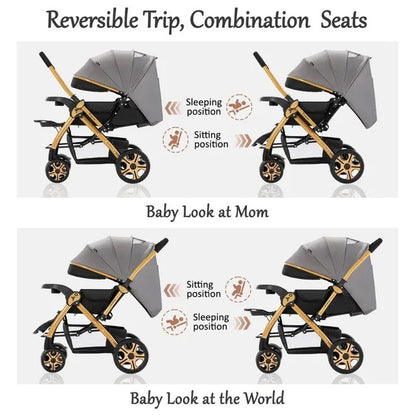 Teknum Reversible Trip2 Stroller – Grey