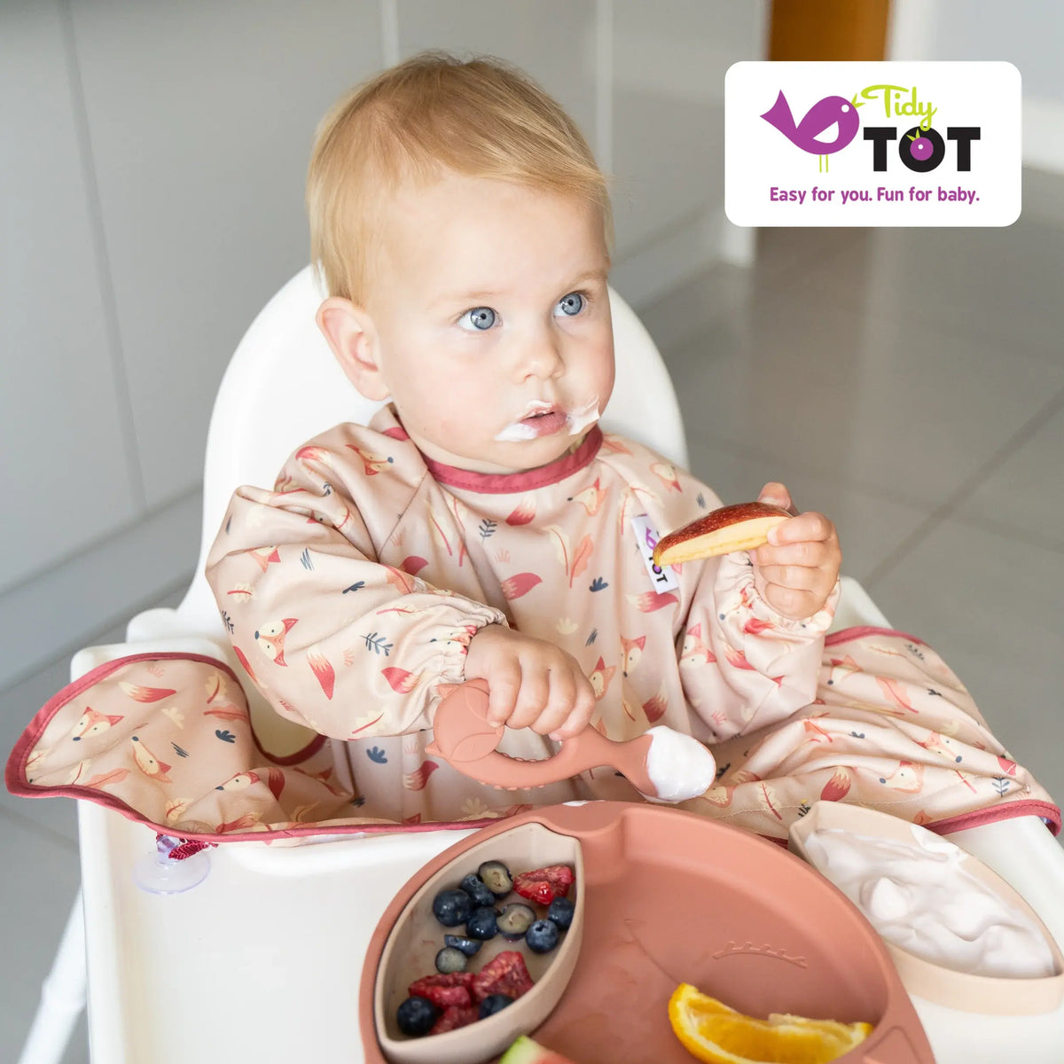 Tidy Tot Cover & Catch Bibs