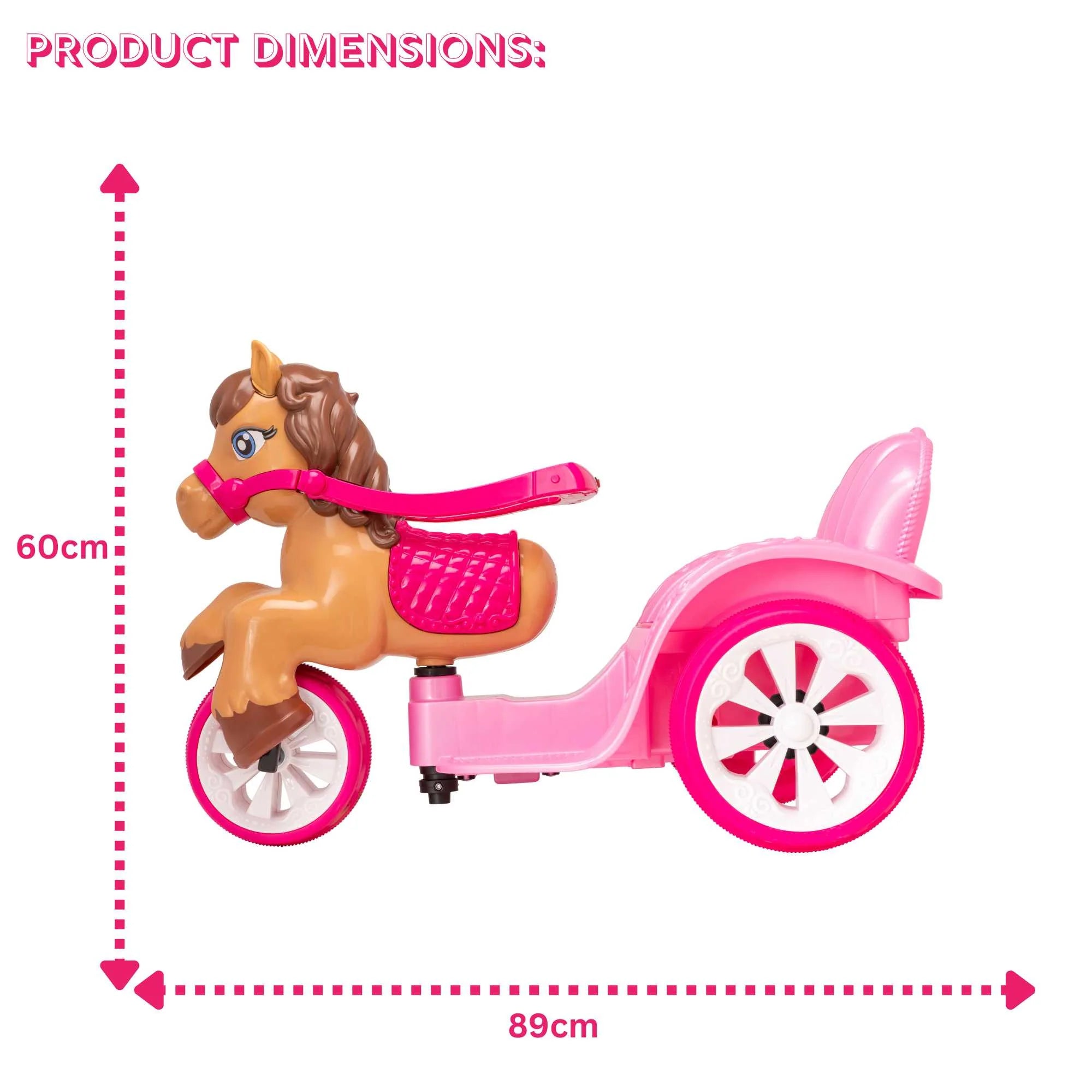 HTI Evo Ride On Pony Carriage 6v