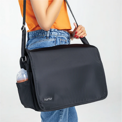 Nurtur Metro Diaper Bag With Bottle Insulator and Changing Pad