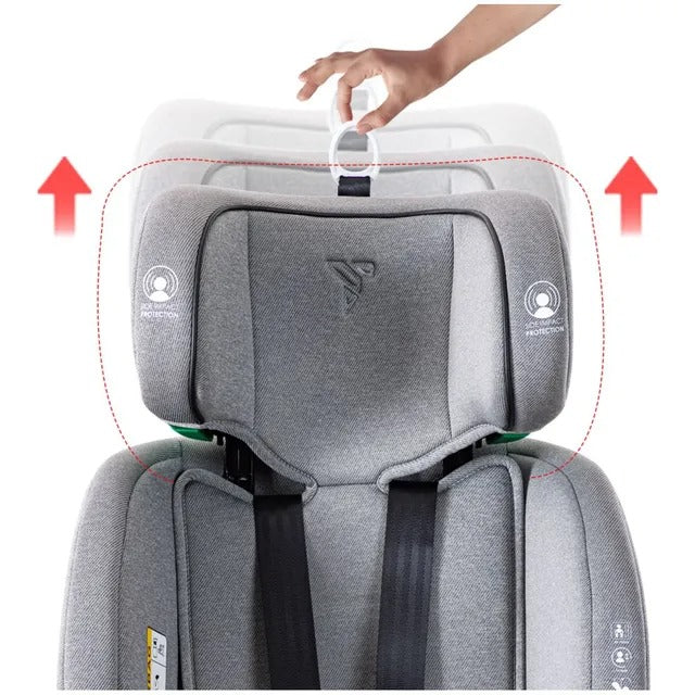 Teknum Evolve Prime iSize Car Seat With Isofix – Grey