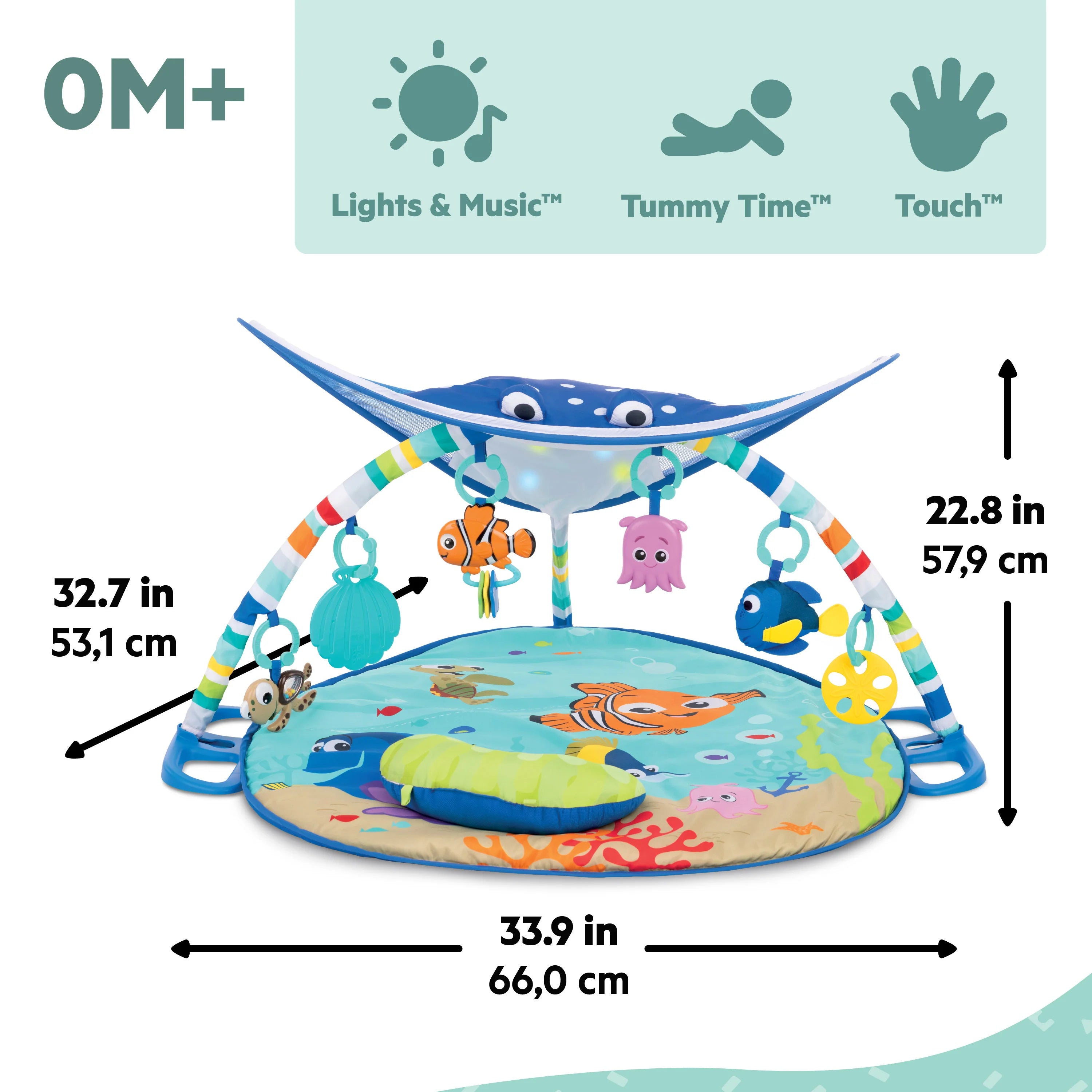 Bright Starts Finding Nemo Mr. Ray Ocean Lights & Music Gym