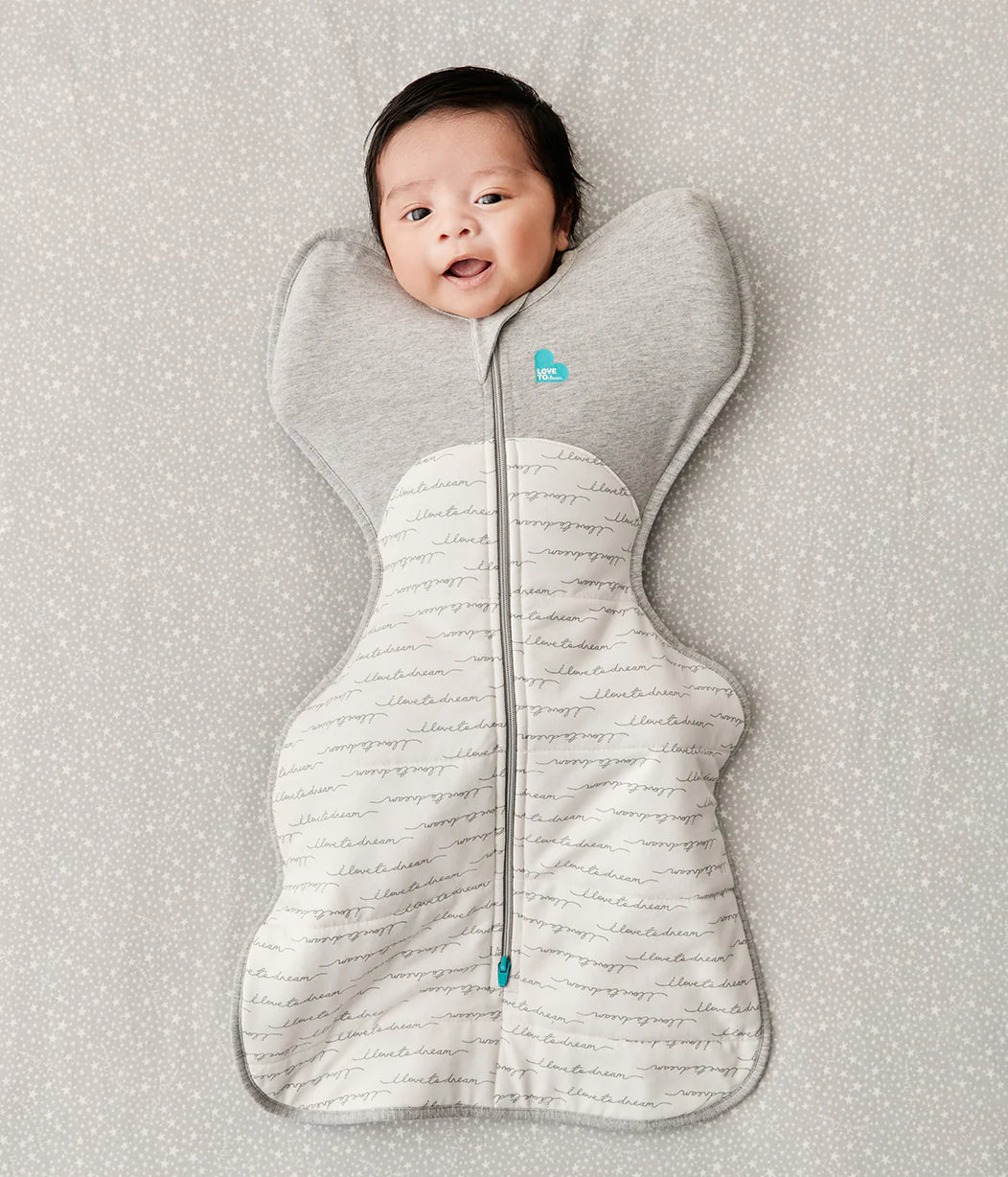 Love to Dream Swaddle Up 2.5 TOG Quilted Stretch Cotton Dreamer - Stage 1 (White)