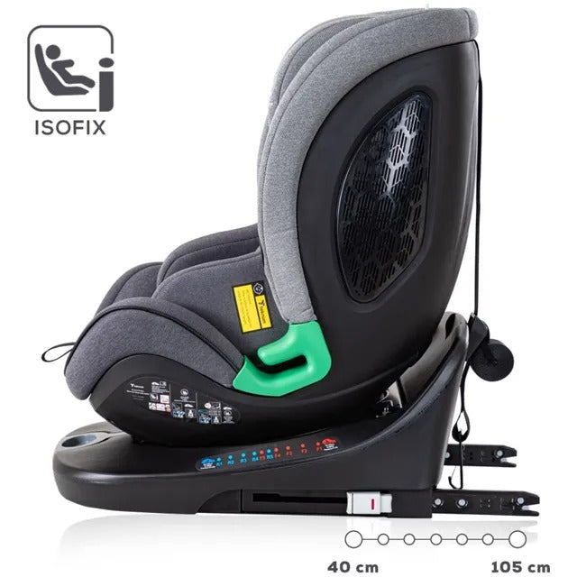 Teknum Evolve Prime iSize Car Seat With Isofix – Grey