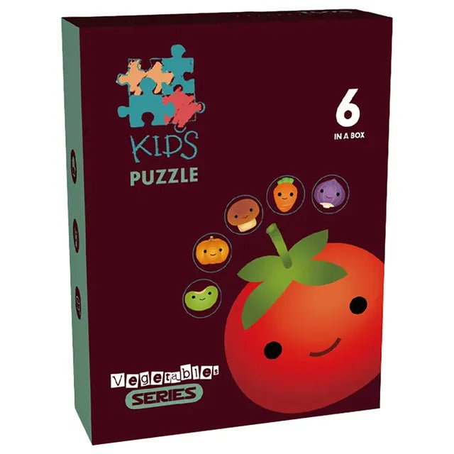 Little Story 6-in-1 Matching Puzzle – Vegetables.